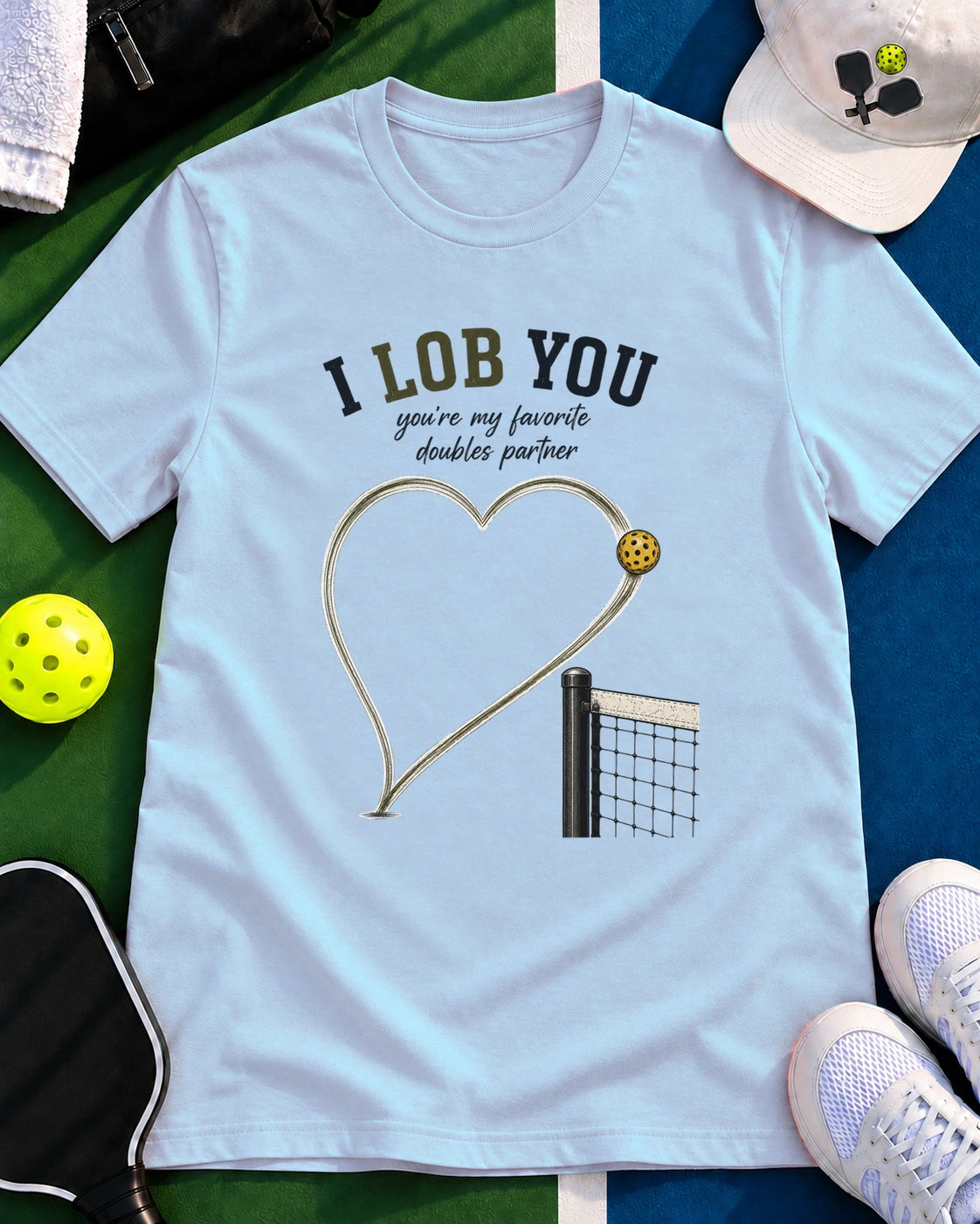 I Lob You Pickleball T-Shirt