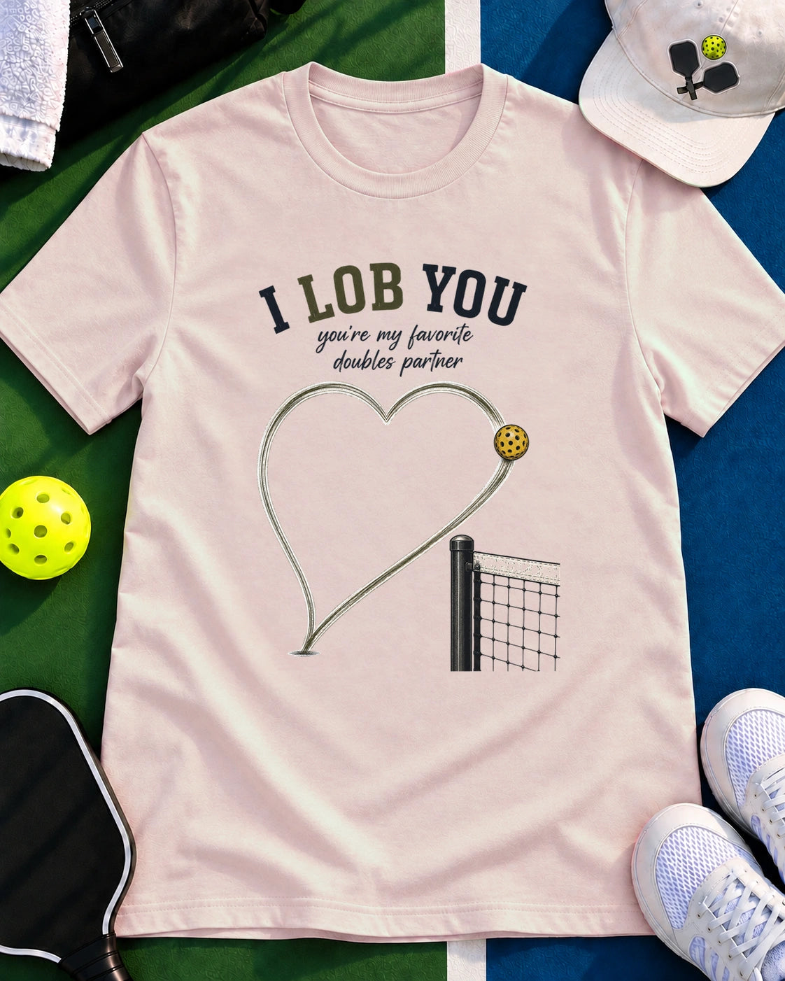 I Lob You Pickleball T-Shirt