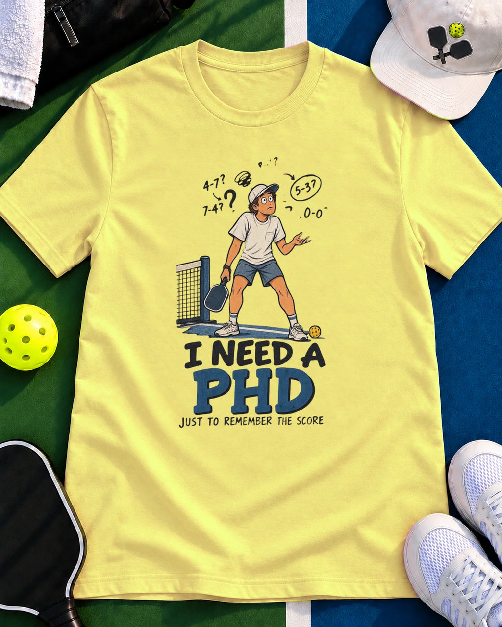 I Need A PhD Just To Remember The Score Pickleball T-Shirt